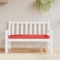 vidaXL Gartenbank-Auflage Rot 120x50x7 cm Oxford-Gewebe vidaXL Gartenbank-Auflage Rot 120x50x7 cm Oxford-Gewebe