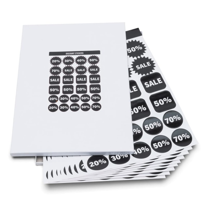 rillprint Rabatt-Aufkleber Sortiment 10 Bögen x 5 Boxen rillprint Rabatt-Aufkleber Sortiment 10 Bögen x 5 Boxen