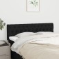 vidaXL Kopfteile 2 Stk. Schwarz 72x7x78/88 cm Stoff vidaXL Kopfteile 2 Stk. Schwarz 72x7x78/88 cm Stoff