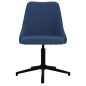 vidaXL Esszimmerstühle 2 Stk. Drehbar Blau Stoff vidaXL Esszimmerstühle 2 Stk. Drehbar Blau Stoff