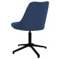vidaXL Esszimmerstühle 2 Stk. Drehbar Blau Stoff vidaXL Esszimmerstühle 2 Stk. Drehbar Blau Stoff