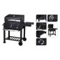 ProGarden Trolley-Grill Medium Schwarz ProGarden Trolley-Grill Medium Schwarz