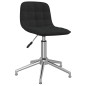 vidaXL Esszimmerstühle 2 Stk. Drehbar Schwarz Stoff vidaXL Esszimmerstühle 2 Stk. Drehbar Schwarz Stoff