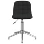 vidaXL Esszimmerstühle 2 Stk. Drehbar Schwarz Stoff vidaXL Esszimmerstühle 2 Stk. Drehbar Schwarz Stoff