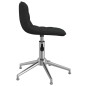 vidaXL Esszimmerstühle 2 Stk. Drehbar Schwarz Stoff vidaXL Esszimmerstühle 2 Stk. Drehbar Schwarz Stoff