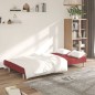 vidaXL Schlafsofa 2-Sitzer Weinrot Stoff vidaXL Schlafsofa 2-Sitzer Weinrot Stoff