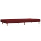 vidaXL Schlafsofa 2-Sitzer Weinrot Stoff vidaXL Schlafsofa 2-Sitzer Weinrot Stoff
