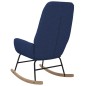 vidaXL Schaukelstuhl Blau Stoff vidaXL Schaukelstuhl Blau Stoff