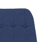 vidaXL Schaukelstuhl Blau Stoff vidaXL Schaukelstuhl Blau Stoff
