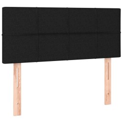 vidaXL Kopfteil Schwarz 80x5x78/88 cm Stoff