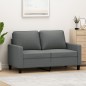 vidaXL 2-Sitzer-Sofa Dunkelgrau 120 cm Stoff vidaXL 2-Sitzer-Sofa Dunkelgrau 120 cm Stoff