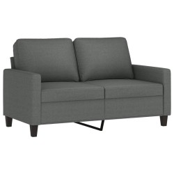 vidaXL 2-Sitzer-Sofa Dunkelgrau 120 cm Stoff