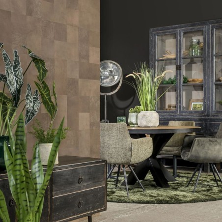 WallArt Leder-Wandpaneele Wyndham 32 Stk. Braun