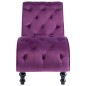 vidaXL Chaiselongue Lila Samt vidaXL Chaiselongue Lila Samt