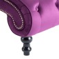 vidaXL Chaiselongue Lila Samt vidaXL Chaiselongue Lila Samt