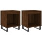 vidaXL Nachttische 2 Stk. Braun Eichen-Optik 40x35x50 cm Holzwerkstoff vidaXL Nachttische 2 Stk. Braun Eichen-Optik 40x35x50 cm Holzwerkstoff