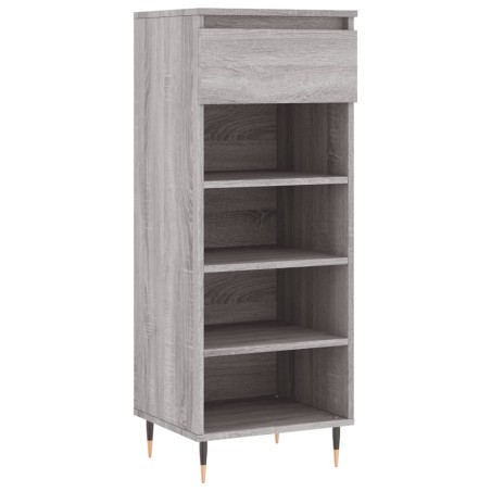 vidaXL Schuhschrank Grau Sonoma 40x36x105 cm Holzwerkstoff