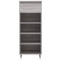 vidaXL Schuhschrank Grau Sonoma 40x36x105 cm Holzwerkstoff vidaXL Schuhschrank Grau Sonoma 40x36x105 cm Holzwerkstoff