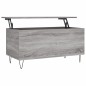 vidaXL Couchtisch Grau Sonoma 90x44,5x45 cm Holzwerkstoff vidaXL Couchtisch Grau Sonoma 90x44,5x45 cm Holzwerkstoff
