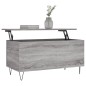 vidaXL Couchtisch Grau Sonoma 90x44,5x45 cm Holzwerkstoff vidaXL Couchtisch Grau Sonoma 90x44,5x45 cm Holzwerkstoff
