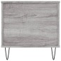 vidaXL Couchtisch Grau Sonoma 90x44,5x45 cm Holzwerkstoff vidaXL Couchtisch Grau Sonoma 90x44,5x45 cm Holzwerkstoff