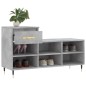 vidaXL Schuhregal Betongrau 102x36x60 cm Holzwerkstoff vidaXL Schuhregal Betongrau 102x36x60 cm Holzwerkstoff