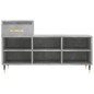 vidaXL Schuhregal Betongrau 102x36x60 cm Holzwerkstoff vidaXL Schuhregal Betongrau 102x36x60 cm Holzwerkstoff