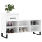 vidaXL Schuhregal Hochglanz-Weiß 102x36x60 cm Holzwerkstoff vidaXL Schuhregal Hochglanz-Weiß 102x36x60 cm Holzwerkstoff