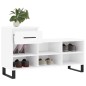 vidaXL Schuhregal Hochglanz-Weiß 102x36x60 cm Holzwerkstoff vidaXL Schuhregal Hochglanz-Weiß 102x36x60 cm Holzwerkstoff