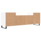 vidaXL TV-Schrank Weiß 160x35x55 cm Holzwerkstoff vidaXL TV-Schrank Weiß 160x35x55 cm Holzwerkstoff