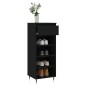 vidaXL Schuhschrank Schwarz 40x36x105 cm Holzwerkstoff vidaXL Schuhschrank Schwarz 40x36x105 cm Holzwerkstoff