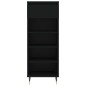 vidaXL Schuhschrank Schwarz 40x36x105 cm Holzwerkstoff vidaXL Schuhschrank Schwarz 40x36x105 cm Holzwerkstoff