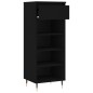 vidaXL Schuhschrank Schwarz 40x36x105 cm Holzwerkstoff vidaXL Schuhschrank Schwarz 40x36x105 cm Holzwerkstoff
