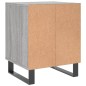 vidaXL Nachttische 2 Stk. Grau Sonoma 40x35x50 cm Holzwerkstoff vidaXL Nachttische 2 Stk. Grau Sonoma 40x35x50 cm Holzwerkstoff