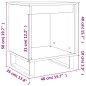vidaXL Nachttische 2 Stk. Grau Sonoma 40x35x50 cm Holzwerkstoff vidaXL Nachttische 2 Stk. Grau Sonoma 40x35x50 cm Holzwerkstoff