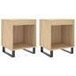 vidaXL Nachttische 2 Stk. Sonoma-Eiche 40x35x50 cm Holzwerkstoff vidaXL Nachttische 2 Stk. Sonoma-Eiche 40x35x50 cm Holzwerkstoff