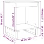 vidaXL Nachttische 2 Stk. Sonoma-Eiche 40x35x50 cm Holzwerkstoff vidaXL Nachttische 2 Stk. Sonoma-Eiche 40x35x50 cm Holzwerkstoff