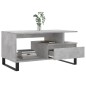 vidaXL Couchtisch Betongrau 90x49x45 cm Holzwerkstoff vidaXL Couchtisch Betongrau 90x49x45 cm Holzwerkstoff