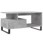 vidaXL Couchtisch Betongrau 90x49x45 cm Holzwerkstoff vidaXL Couchtisch Betongrau 90x49x45 cm Holzwerkstoff