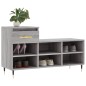 vidaXL Schuhregal Grau Sonoma 102x36x60 cm Holzwerkstoff vidaXL Schuhregal Grau Sonoma 102x36x60 cm Holzwerkstoff