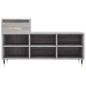 vidaXL Schuhregal Grau Sonoma 102x36x60 cm Holzwerkstoff vidaXL Schuhregal Grau Sonoma 102x36x60 cm Holzwerkstoff