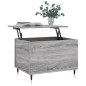 vidaXL Couchtisch Grau Sonoma 60x44,5x45 cm Holzwerkstoff vidaXL Couchtisch Grau Sonoma 60x44,5x45 cm Holzwerkstoff