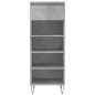 vidaXL Schuhschrank Betongrau 40x36x105 cm Holzwerkstoff vidaXL Schuhschrank Betongrau 40x36x105 cm Holzwerkstoff