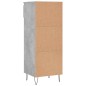 vidaXL Schuhschrank Betongrau 40x36x105 cm Holzwerkstoff vidaXL Schuhschrank Betongrau 40x36x105 cm Holzwerkstoff