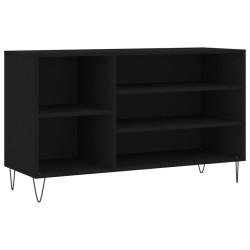 vidaXL Schuhregal Schwarz 102x36x60 cm Holzwerkstoff