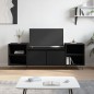 vidaXL TV-Schrank Schwarz 160x35x55 cm Holzwerkstoff vidaXL TV-Schrank Schwarz 160x35x55 cm Holzwerkstoff