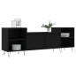 vidaXL TV-Schrank Schwarz 160x35x55 cm Holzwerkstoff vidaXL TV-Schrank Schwarz 160x35x55 cm Holzwerkstoff