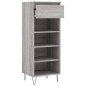 vidaXL Schuhschrank Grau Sonoma 40x36x105 cm Holzwerkstoff vidaXL Schuhschrank Grau Sonoma 40x36x105 cm Holzwerkstoff