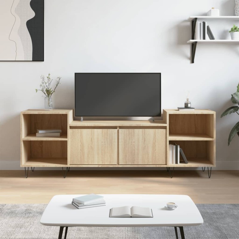 vidaXL TV-Schrank Sonoma-Eiche 160x35x55 cm Holzwerkstoff vidaXL TV-Schrank Sonoma-Eiche 160x35x55 cm Holzwerkstoff
