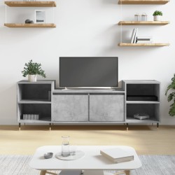 vidaXL TV-Schrank Betongrau 160x35x55 cm Holzwerkstoff